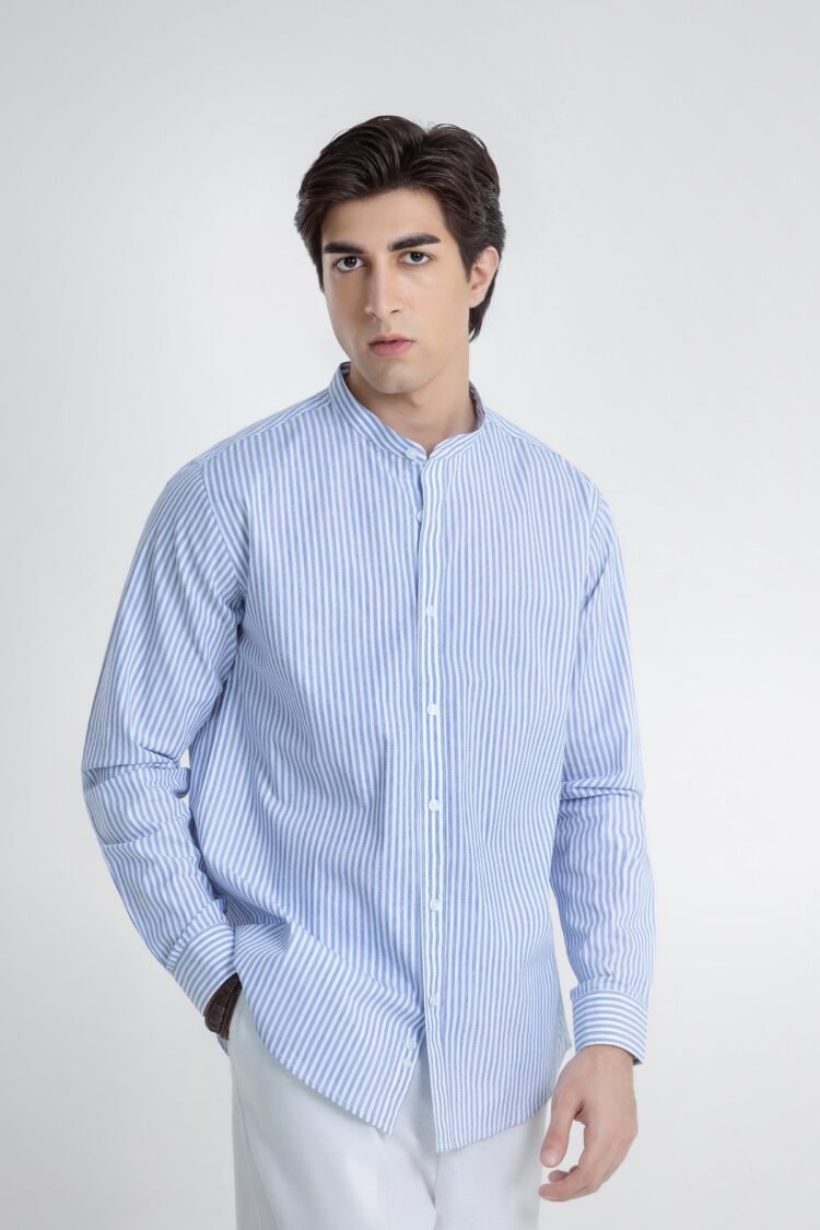 Band Collar Shirt - FMTS6-32457
